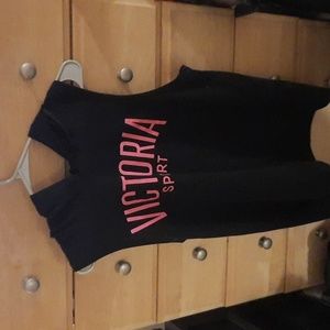 2 for $12 Victoria sport black  racerback sleeveless hoodie.
